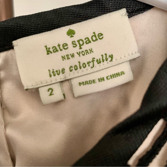 Kate Spade Black Scalloped Crochet Blouse, size 2 - Picture 5 of 8